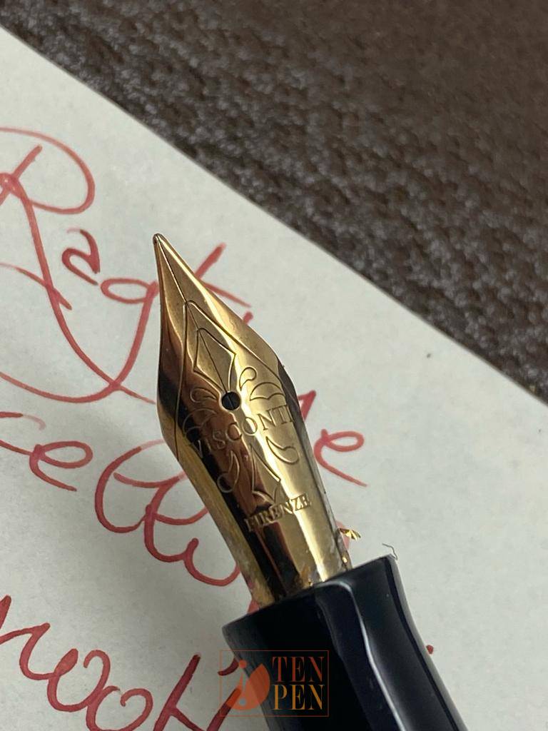 VISCONTI RAGTIME BLACK AND PEARL CELLULOID - 1990S | Tenpen - By